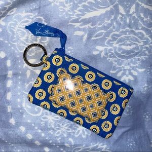 NWOT Vera Bradley Riviera Blue Keychain Wallet